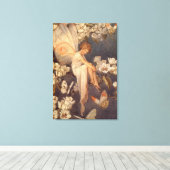 Blossom Fairy Leinwanddruck (Insitu (Holzboden))