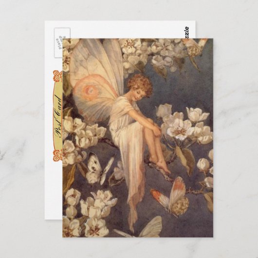 Blossom Fairy Postkarte (Vorne/Hinten)
