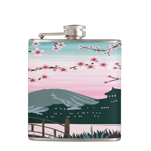 Blossom Flachmann (Vorderseite)