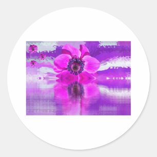 Blossom Flora Office personalize Destiny Destiny's Runder Aufkleber