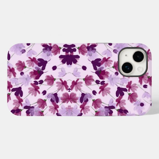Blossom Floral Abstrakt Case-Mate iPhone Hülle (Rückseite (Horizontal))