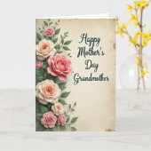 Blossom Frohe Mutter Karte (Gelbe Blume)
