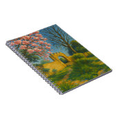 Blossom Gate - Bezaubernde Gartenmalerei Notizblock (Rechte Seite)