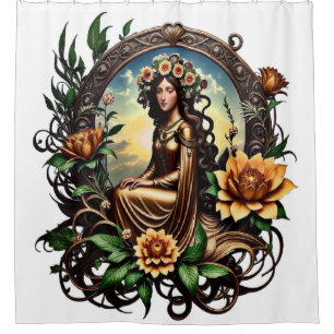 Blossom Girl Duschvorhang