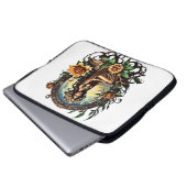 Blossom Girl Laptopschutzhülle (Vorne Knopf)
