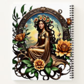 Blossom Girl Notizblock (Rückseite)