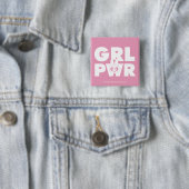 Blossom Girl Power Button (Beispiel)