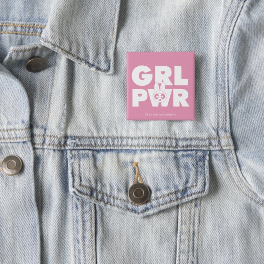 Blossom Girl Power Button (Beispiel)