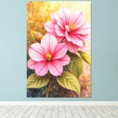 Blossom Glow Leinwanddruck (Insitu (Holzboden))