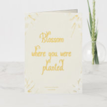 Blossom Goldkarte Mel Mae Schmidt Stationery