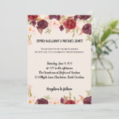 Blossom Harmony Einladung (Stehend Vorderseite)