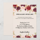 Blossom Harmony Einladung (Vorne/Hinten)