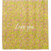 Blossom Haze Duschvorhang (Vorderseite)