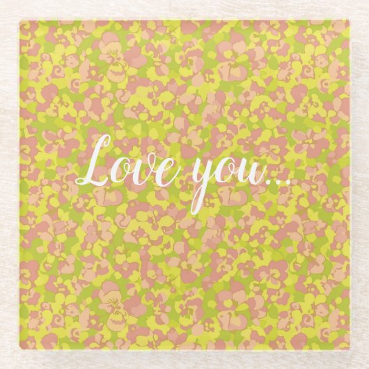 Blossom Haze Glasuntersetzer (Vorderseite)