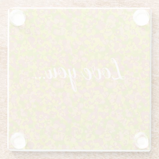 Blossom Haze Glasuntersetzer (Rückseite)