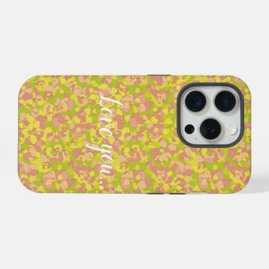 Blossom Haze iPhone Hülle (Rückseite (Horizontal))