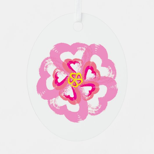 Blossom Heart Ornament (Vorderseite)