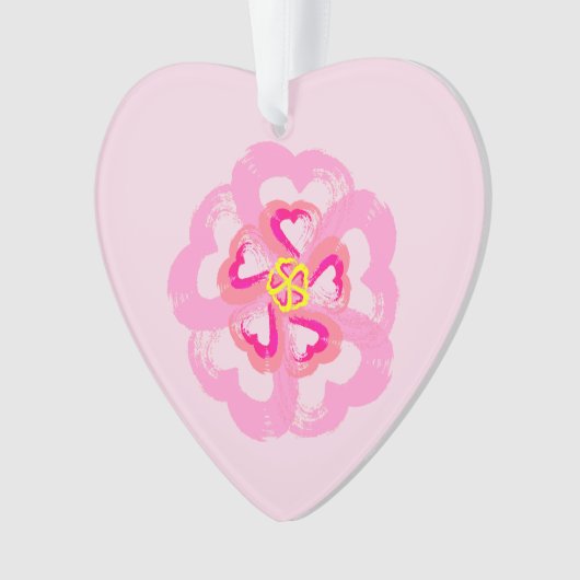 Blossom Heart Ornament (Vorderseite)