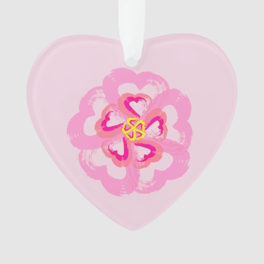 Blossom Heart Ornament (Vorderseite)