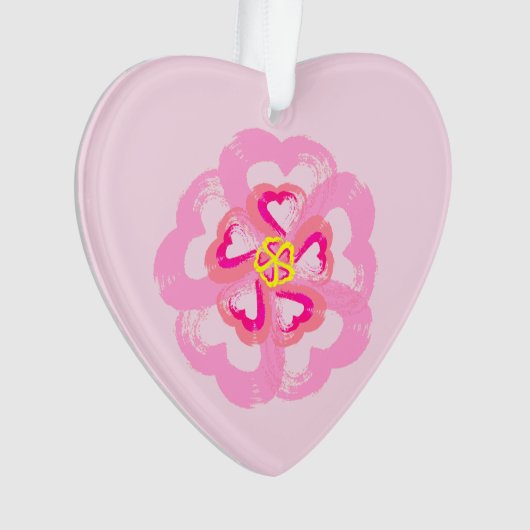 Blossom Heart Ornament (Vorderseite)
