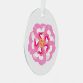 Blossom Heart Ornament Aus Metall (Vorderseite Rechts)