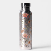 Blossom Hydration - Personalisierte Boho-Blumen Trinkflasche (Rechts)