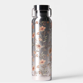 Blossom Hydration - Personalized Boho Floral Trinkflasche