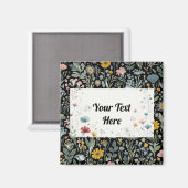 Blossom im Stil: Anpassbar Magnet (Vorderseite/Rückseite)