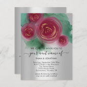 Blossom im Stil mit Budget Floral QR Code Rose (Vorne/Hinten)