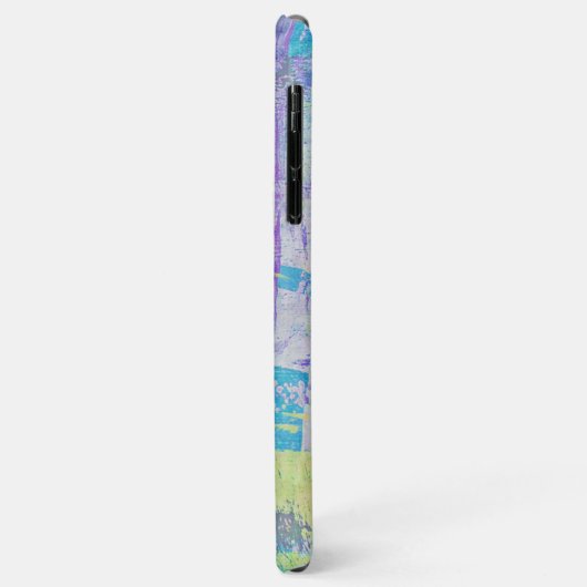 Blossom in Blauem Violett Case-Mate iPhone Hülle (Hinten/Links)