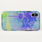Blossom in Blauem Violett Case-Mate iPhone Hülle (Rückseite (Horizontal))