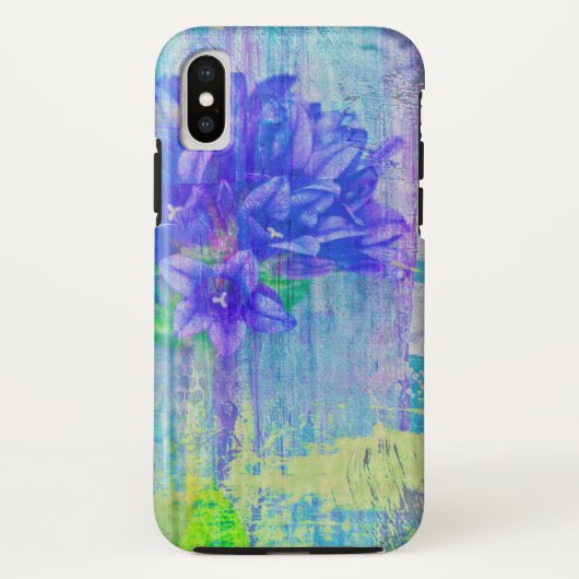 Blossom in Blauem Violett Case-Mate iPhone Hülle (Rückseite)