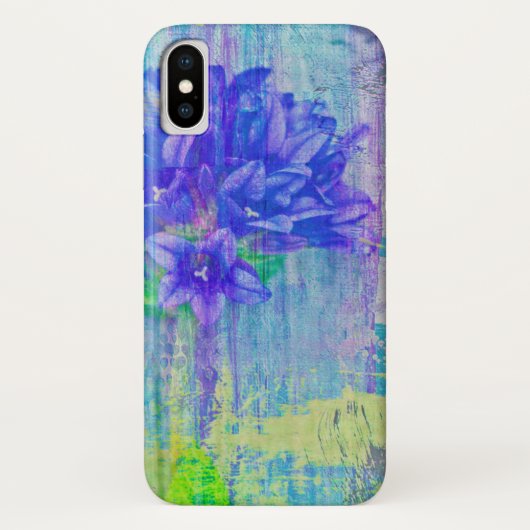 Blossom in Blauem Violett Case-Mate iPhone Hülle (Rückseite)