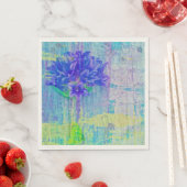 Blossom in Blauem Violett Serviette (Beispiel)