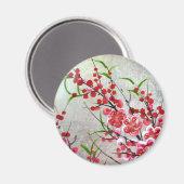 Blossom in Gold Magnet (Vorderseite/Rückseite)