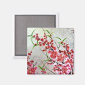 Blossom in Gold Magnet (Vorderseite/Rückseite)