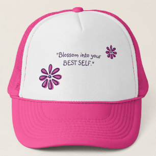 Blossom in Ihr bestes Selbst - Inspirationsquelle Truckerkappe
