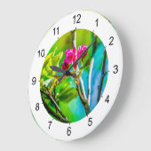 Blossom Innen Große Wanduhr (Winkel)