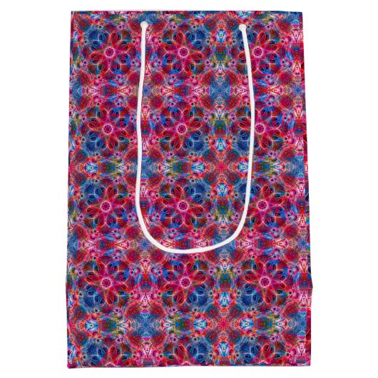 Blossom Kaleidoscope Mittlere Geschenktüte (Rückseite)