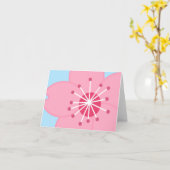 Blossom Karte (Gelbe Blume)