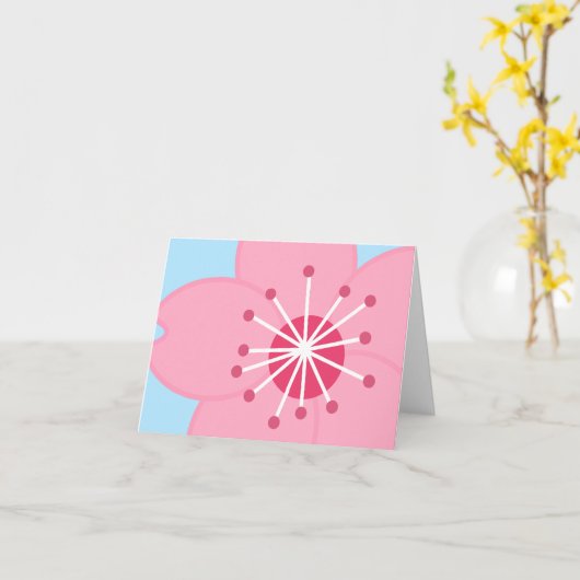 Blossom Karte (Gelbe Blume)