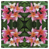 Blossom-Kranz von hellrosa Frangipani Stoff (Muster)
