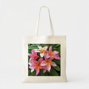 Blossom-Kranz von hellrosa Frangipani Tragetasche