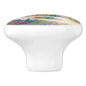 Blossom Lane Blue Cottage Garden Keramikknauf (Seitenansicht)