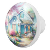 Blossom Lane Blue Cottage Garden Keramikknauf (Rechts)