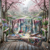 Blossom Lane Blue Cottage Garten Decke