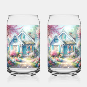 Blossom Lane Blue Cottage Garten Dosenglas