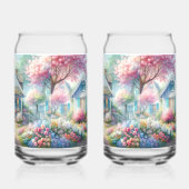 Blossom Lane Blue Cottage Garten Dosenglas (Links)