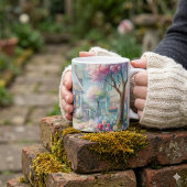 Blossom Lane Blue Cottage Garten Kaffeetasse