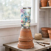 Blossom Lane Blue Cottage Garten Thermobecher